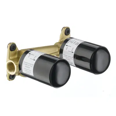 hansgrohe Basic set for single lever basin mixer for concealed installation wall-mounted için görüntü