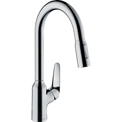 afbeelding voor Single lever kitchen mixer with pull-out spray