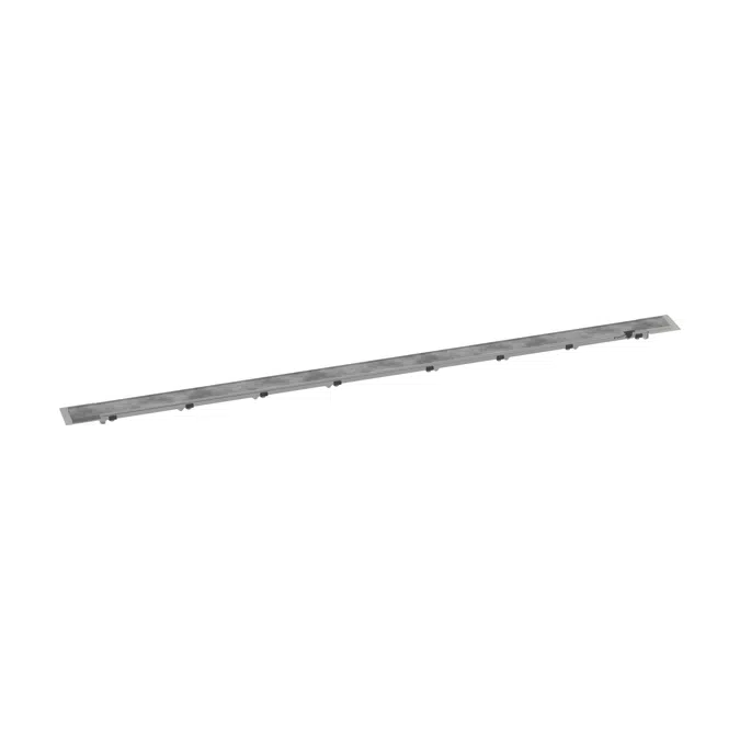 RainDrain Rock Finish set shower drain 1500 cuttable and tileable
