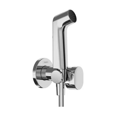 Image for 29232XXX hansgrohe Bidette hand shower 1jet S EcoSmart+ for warm water with shower holder and shower hose 125 cm