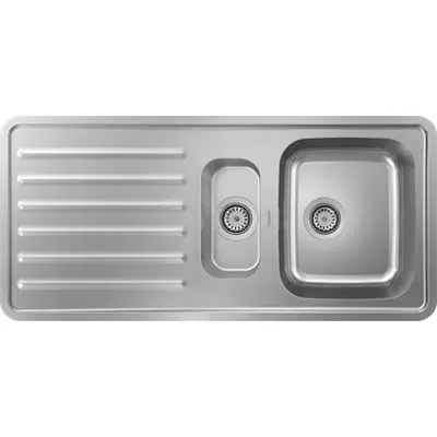 afbeelding voor Built-in sink 340/150/400 with drainboard