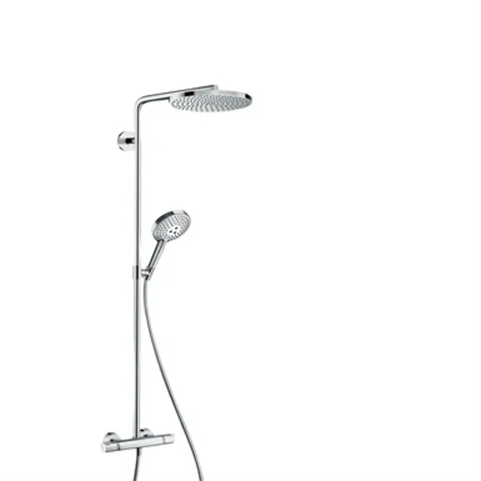Raindance Select S Showerpipe 240 1jet PowderRain with thermostat