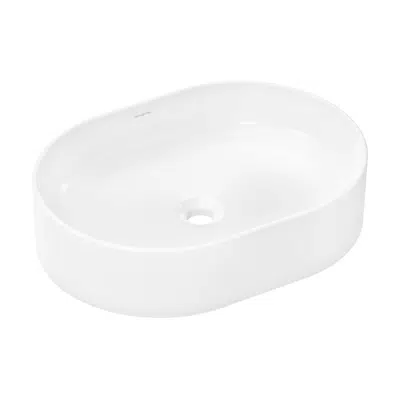 afbeelding voor Xuniva U Wash bowl 550/400 without tap hole and overflow, SmartClean