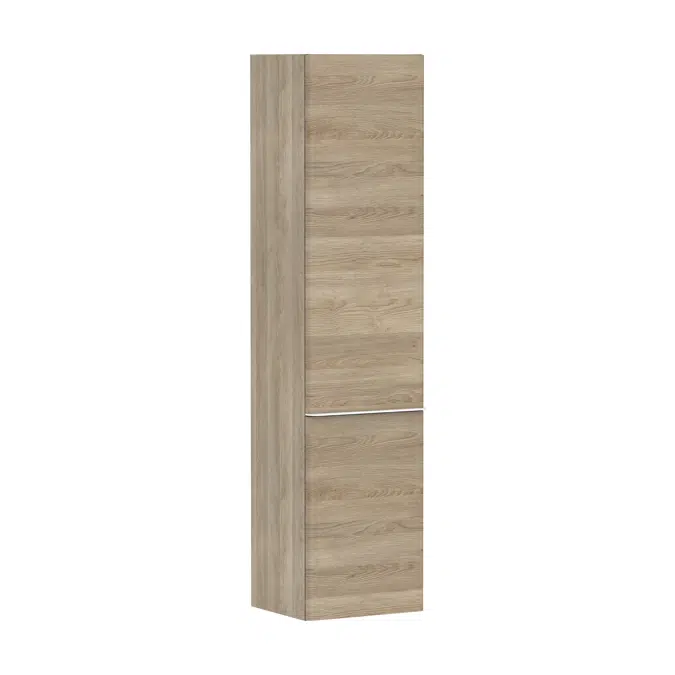 Xelu Q Tall cabinet Natural Oak 400/350, door hinge right