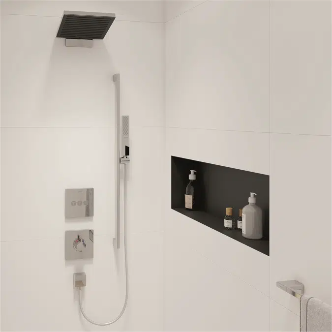 24380XXX Pulsify E Shower set 1jet with shower bar 90 cm