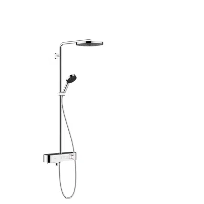 Pulsify S Showerpipe 260 1jet with bath thermostat ShowerTablet Select 400