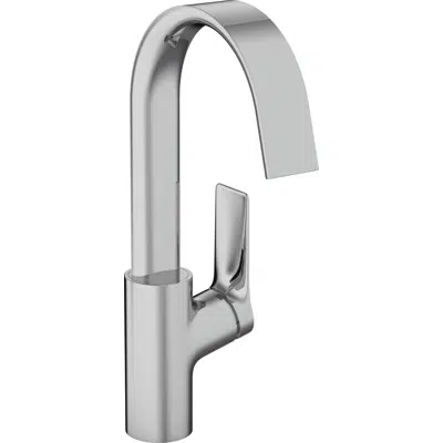 75032XXX Vivenis Single lever basin mixer 210 with swivel spout without waste set