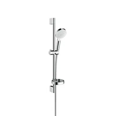 Crometta Shower set Vario with shower bar 65 cm and soap dish