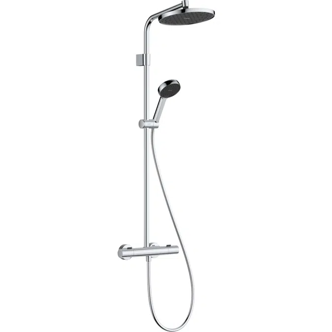 28078XXX Activera S Showerpipe 240 1jet EcoSmart mit Ecostat Fine Varia