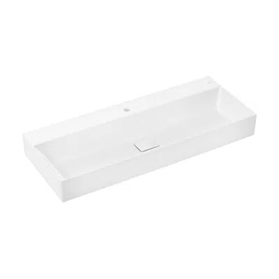 Image for Xevolos E Countertop basin ground 1200/480 with tap hole without overflow, SmartClean