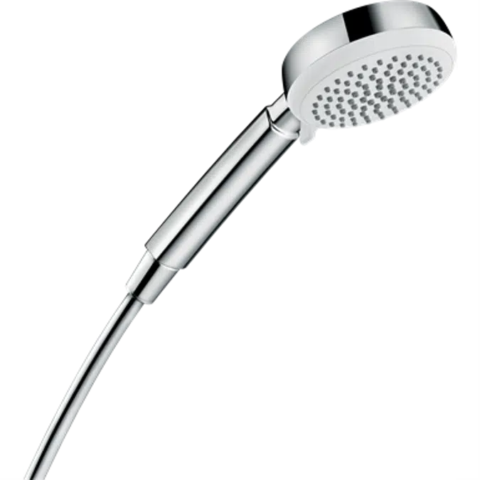Douchecombinatie: Crometta, opbouw douchesysteem Vario met 1001 CL thermostaat en glijstang 90 cm, Art.-nr. 27813400