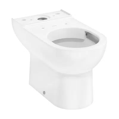 Image for 60108XXX GladeLake S Floorstanding WC close coupled 640 with multi outlet and rimless