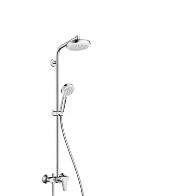 Crometta Showerpipe 160 1jet with single lever mixer için görüntü