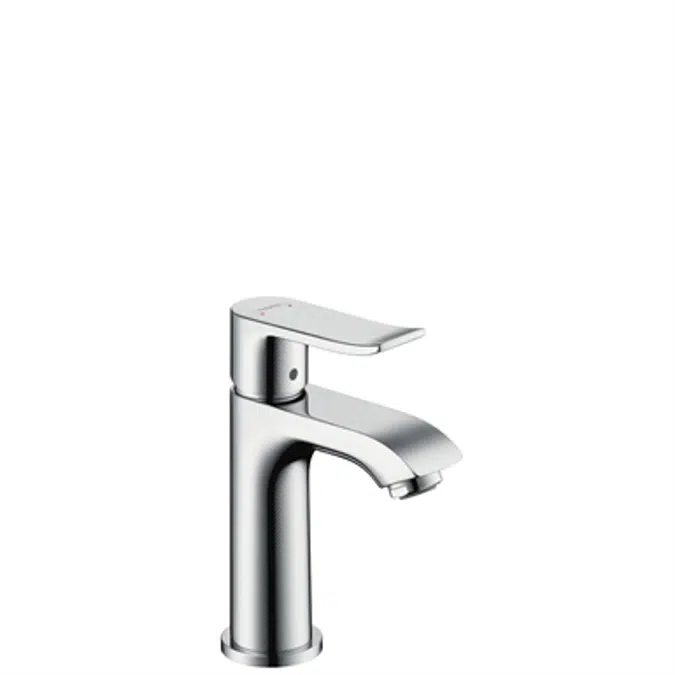 Metris Single lever basin mixer 100 for hand washbasins with pop-up waste set