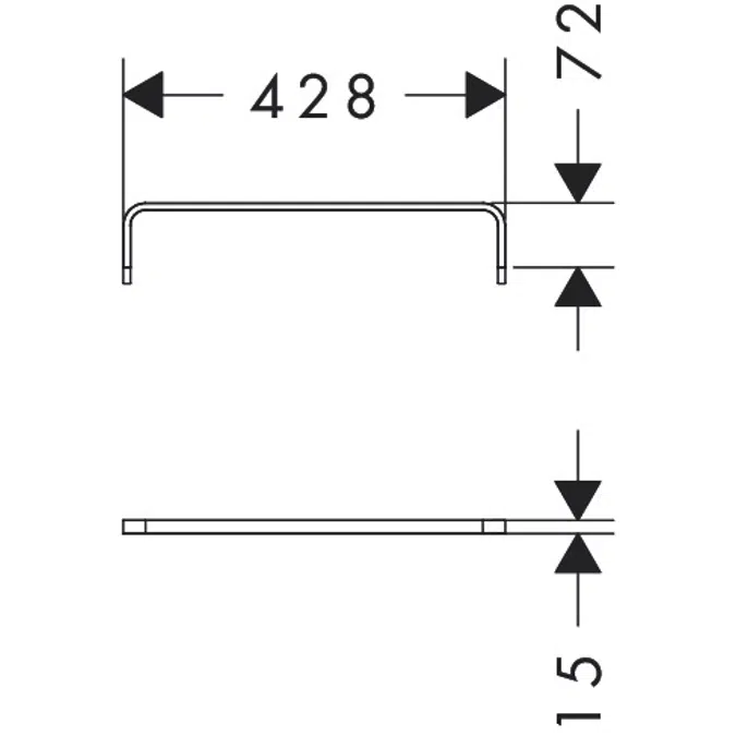 Xelu Q Towel holder 90/430