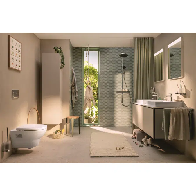60201XXX GladeLake S Wall hung WC Set AquaChannel Flush with WC seat and cover