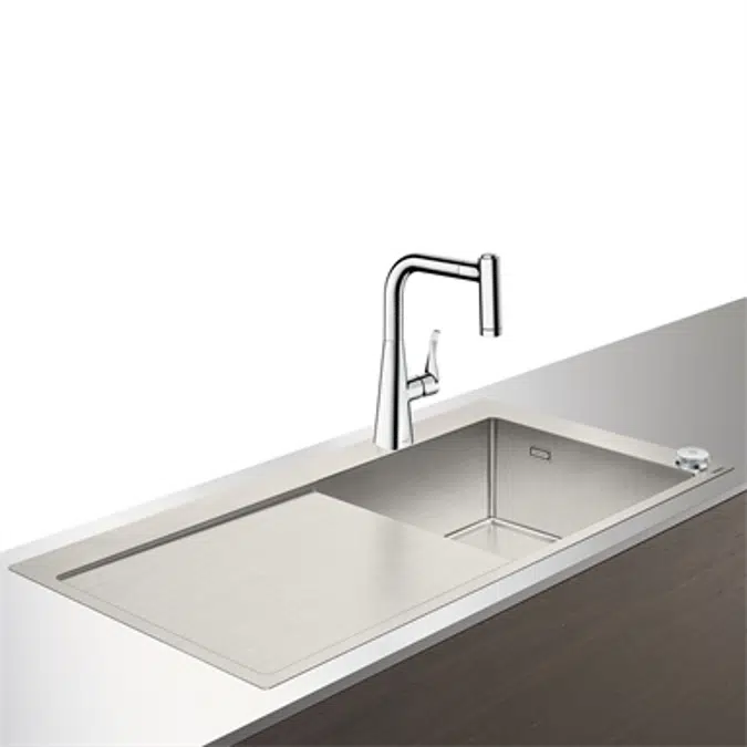 Sink combi 450 Select with drainboard