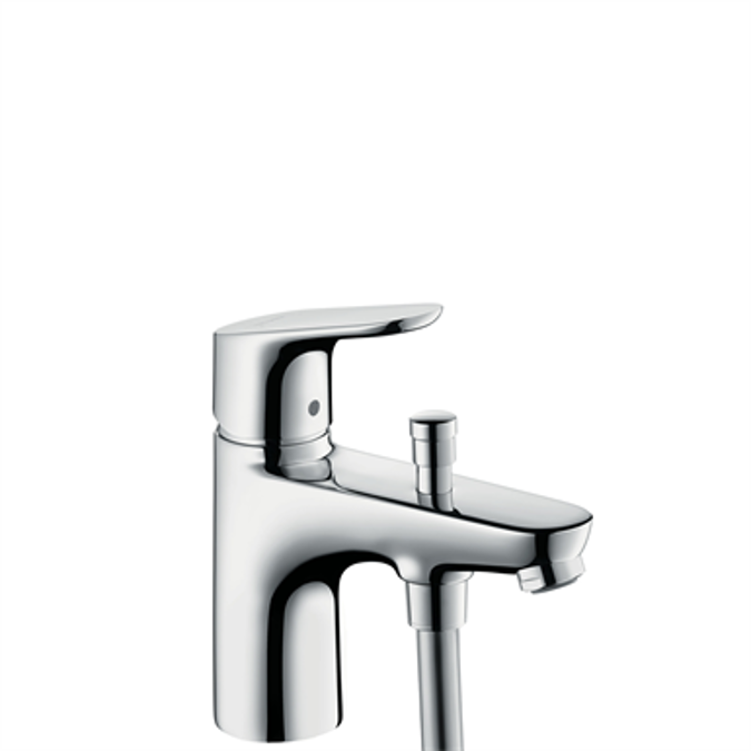 BIM objects Free download! Focus Single lever bath and shower mixer