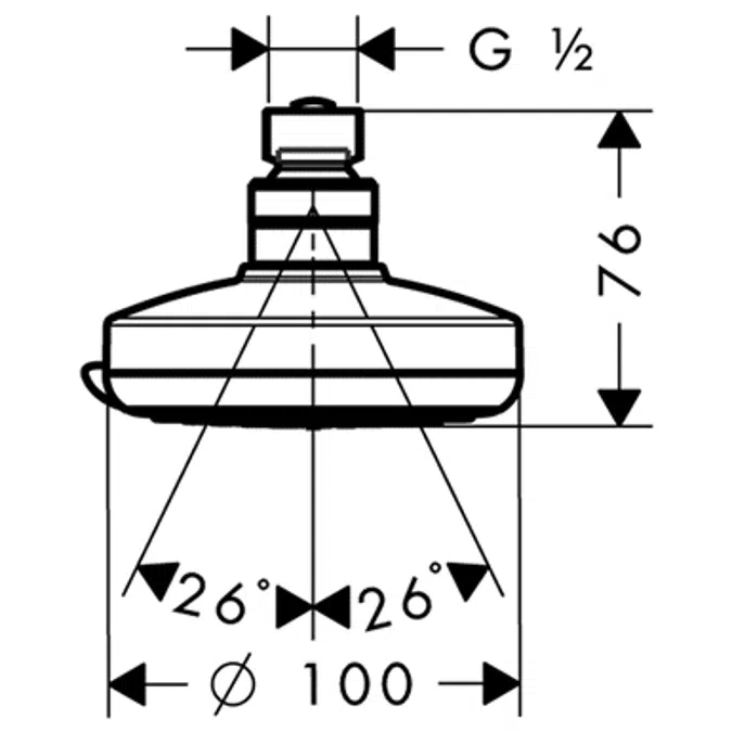 Croma 100 Kopfbrause Vario 27441000