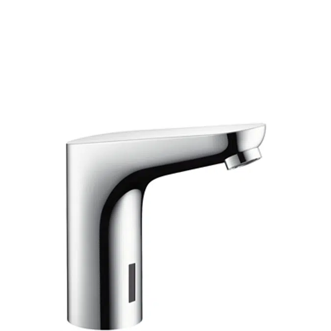 Focus Electronic basin mixer with temperature pre-adjustment mains connection 230 V