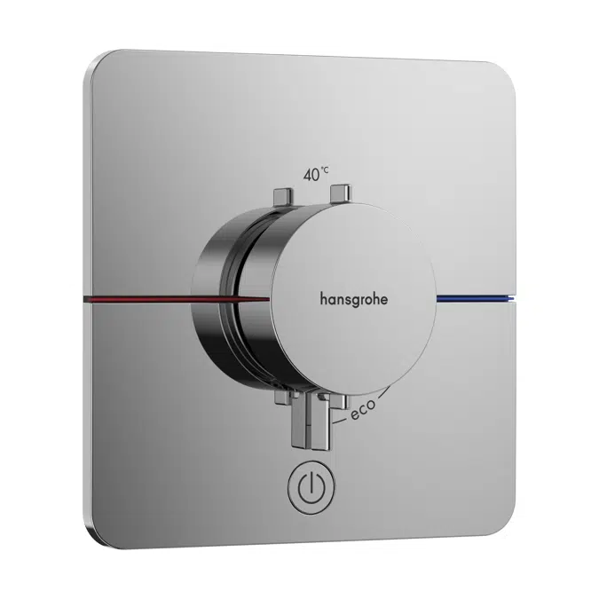 ShowerSelect Comfort Q Thermostat Thermostat for concealed installation for 1 function and additional outlet