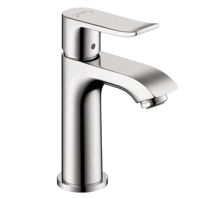 Metris Single lever basin mixer 100 for hand washbasins with pop-up waste set 31088001