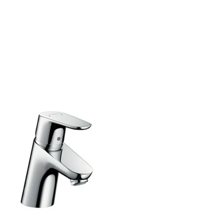 Focus Single lever basin mixer 70 with pop-up waste set