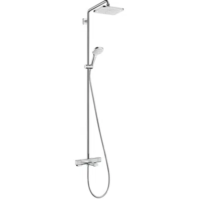 Croma E Showerpipe 280 1jet with bath thermostat DZR