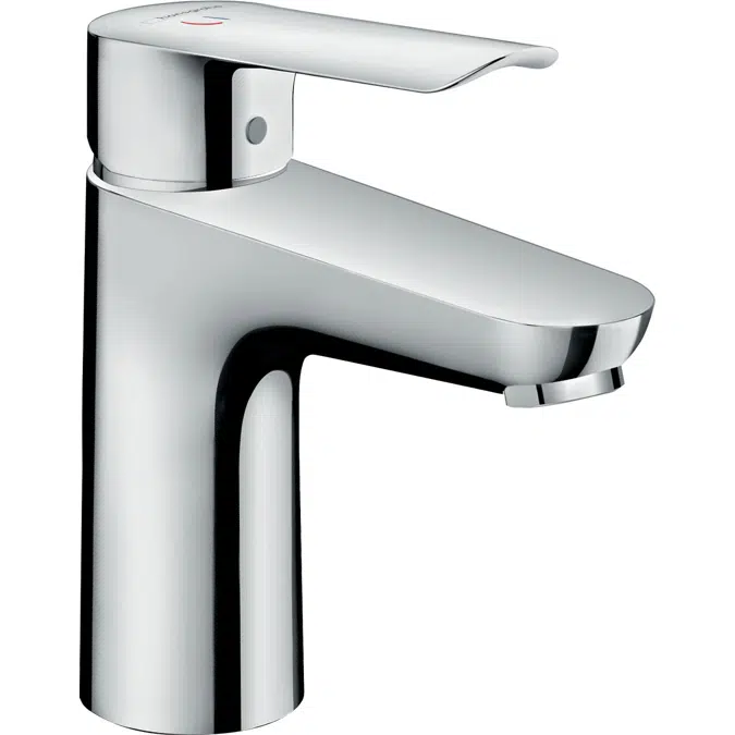 Logis E Single lever basin mixer 100 CoolStart with push-open waste set