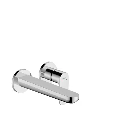 Rebris S Single lever basin mixer for concealed installation wall-mounted with spout 20,5 cm