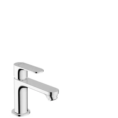 Rebris S Single lever basin mixer 80 with push-open waste set 3 ticks