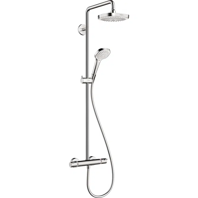 Croma Select E Showerpipe 180 2jet 1.8 GPM with thermostat