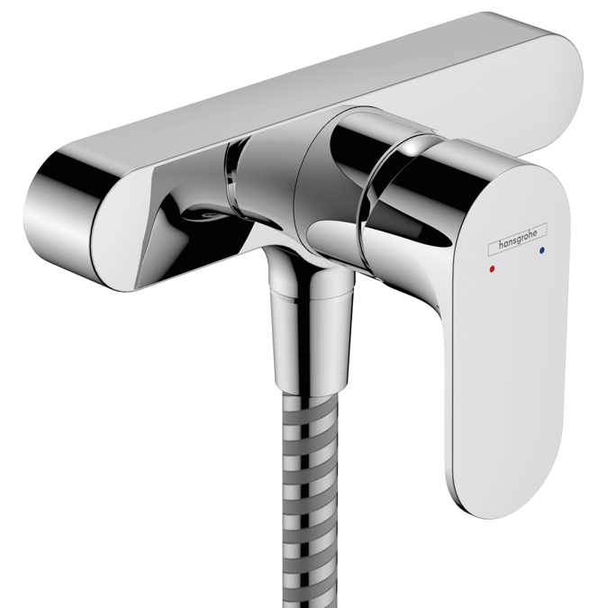 BIM objects Free download! Rebris S Single lever shower mixer for