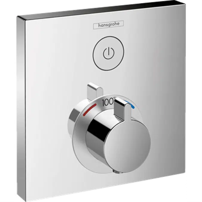 ShowerSelect Thermostat for concealed installation for 1 function