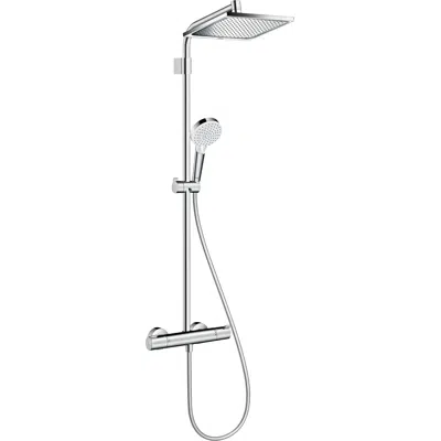 Crometta E Showerpipe 240 with thermostat Varia DZR