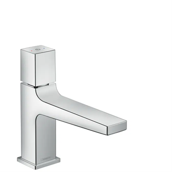 Metropol Basin mixer 100 Select with push-open waste set