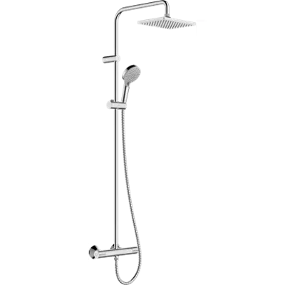 Vernis Shape Showerpipe 230 1jet with thermostat