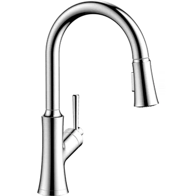 Joleena Single lever kitchen mixer 15 7/8", pull-out spray, 2jet için görüntü