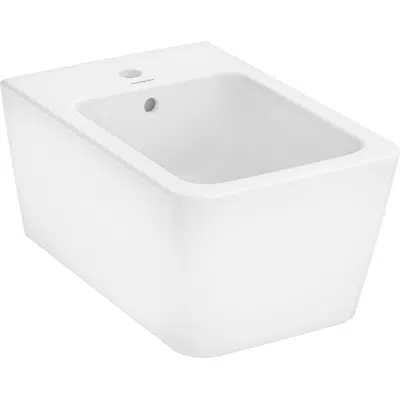 bilde for EluPura Q Wall hung Bidet  540 with tap hole and overflow, SmartClean