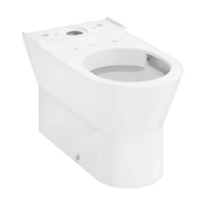 Image pour 60135XXX EluPura Original S Floorstanding WC close coupled 640 back to wall with horizontal/vertical outlet rimless AquaChannel Flush
