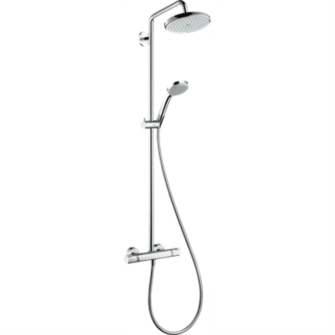 Croma Showerpipe 220 1jet with thermostat