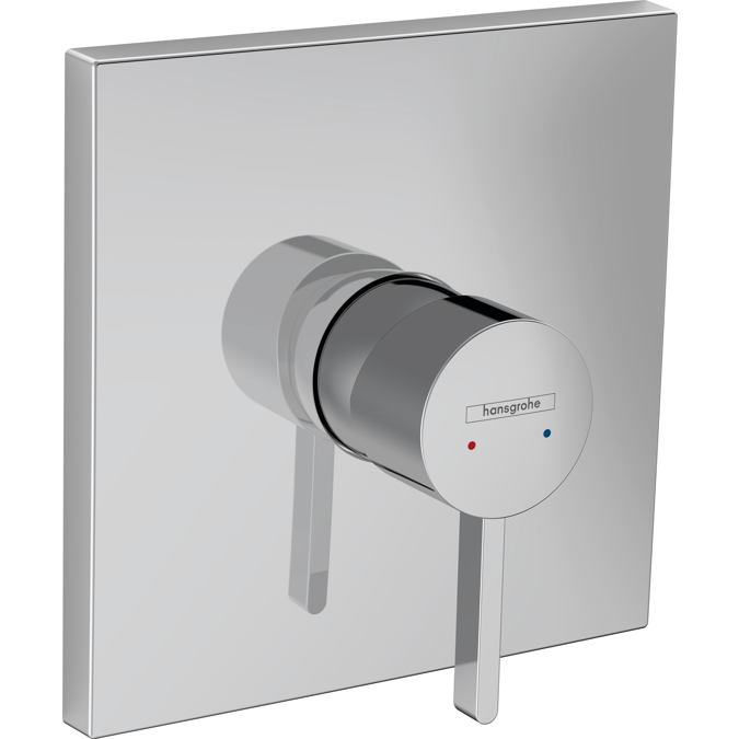 BIM objects Free download! Finoris Single lever shower mixer for