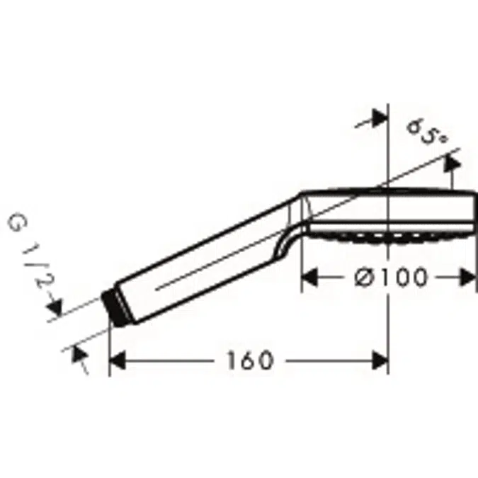 Crometta Hand shower 1jet