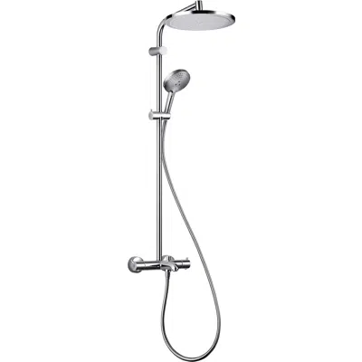 Croma Showerpipe 280 1jet EcoSmart 9 l/min with bath thermostat CD dealer