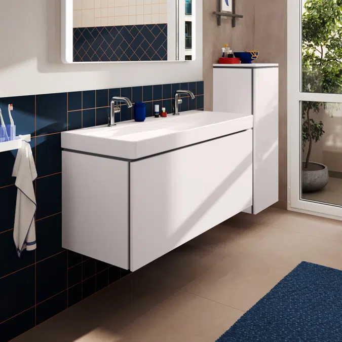 54263XXX Xilesa E Vanity unit 1180/470 with 1 drawer for wash basin