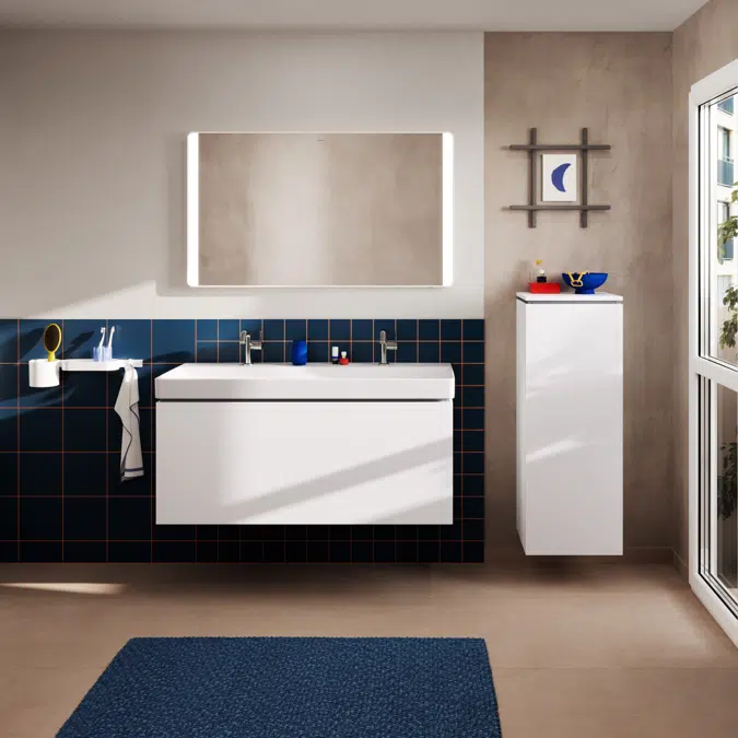 54263XXX Xilesa E Vanity unit 1180/470 with 1 drawer for wash basin