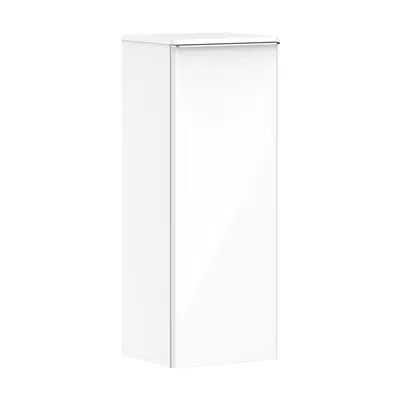 Image for Xelu Q Mid-height cabinet High Gloss White 400/350, door hinge right