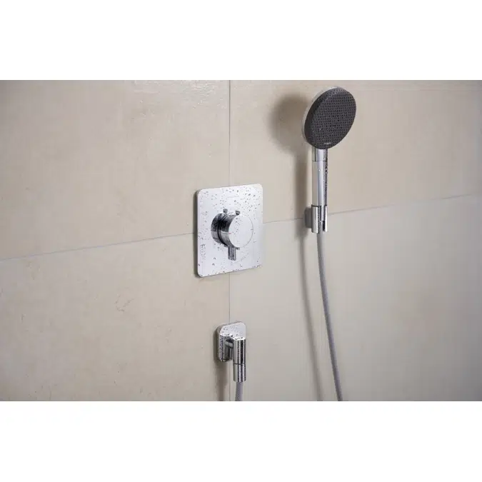 28884XXX FixFit Fine Q Wall outlet with non-return valve