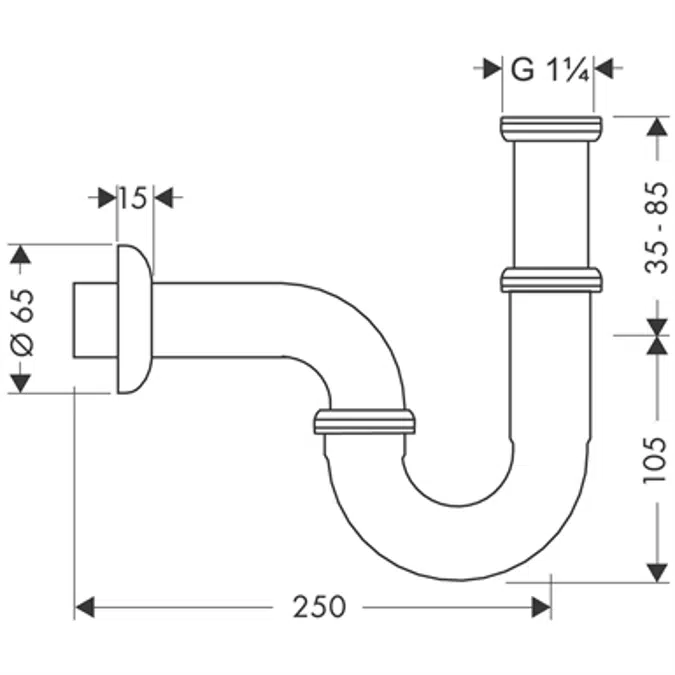 Pipe trap standard model