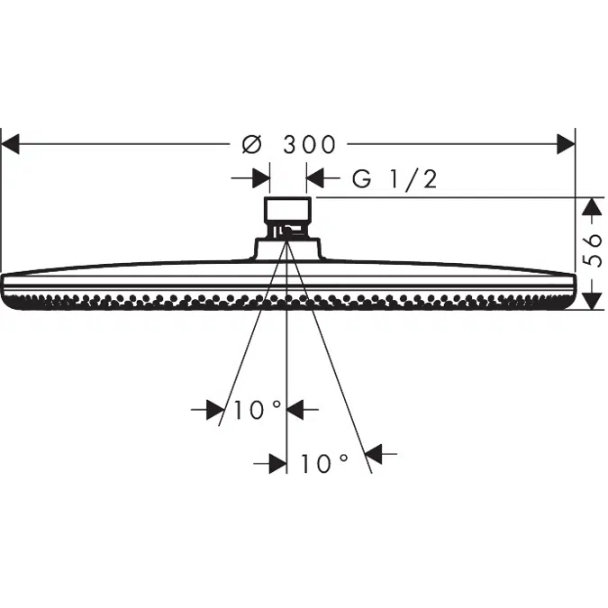 BIM objects - Free download! 24520XXX Raindance Alive S Overhead shower ...
